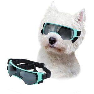 Dog Goggles for Small Breed - Anti-UV Doggy Sunglasses  (Blue)